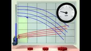 Metso Animation 10 Pump Curves Diff RPM Constant Pressure [upl. by Williams738]