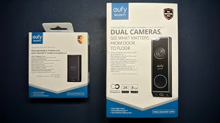 New Eufy Video Doorbell E340  Dual Camera Video Doorbell Battery powered [upl. by Rolfe]