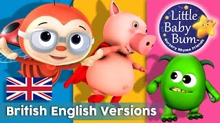 Nursery Rhymes  British English Versions  41 Minutes Compilation from LittleBabyBum [upl. by Placia]