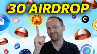 30 AIRDROP CRYPTO À GROS POTENTIEL  💸 [upl. by Kelsy]