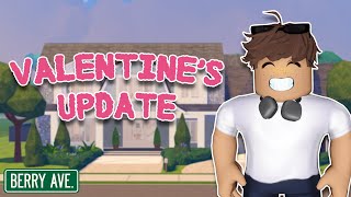 BERRY AVENUE VALENTINES UPDATE 💕 Update 28  Roblox Berry Avenue [upl. by Lednem670]