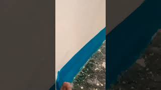 contrast colour distemper vlog video paint ka kaam wallputty [upl. by Lanuk]