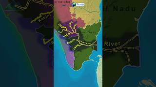 Kaveri River and its Tributaries  कावेरी नदी । Indian Geography  Creative Study upsc [upl. by Neleb]