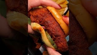 Trying Daves Hot Chicken for the first time [upl. by Vacla]