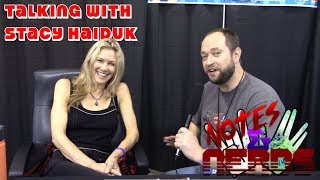 Notes and Nerds talking with Stacy Haiduk  Smallville Con 2019 [upl. by Liarret]