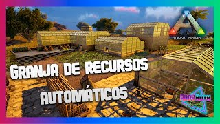 Ark  Base Sencilla de Recursos Automáticos  SHOWCASE [upl. by Eidnarb]