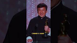 Jackie Chans unforgettable Oscar award speech jackiechan [upl. by Casey357]