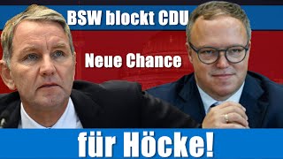 💥 CDU blockiert – BSW ermöglicht Höcke eine neue Gelegenheit [upl. by Sonny]