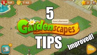 5 Tips to Pass Gardenscapes levels [upl. by Leid452]