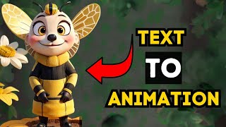 Best FREE AI Text To Animated Video Generator  Make Money With AI 2024 [upl. by Ditzel821]