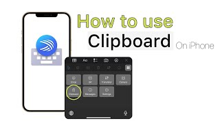 How to get Clipboard on iPhone keyboard [upl. by Ahsenac540]