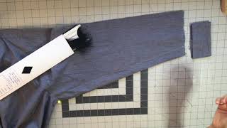 How to slim a shirt sleeve Sewing by hand [upl. by Analli]