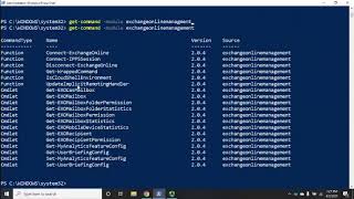 Connecting to Exchange Online in PowerShell [upl. by Vaules]