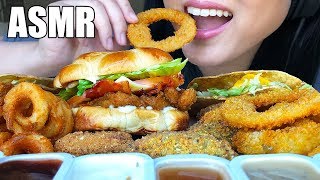 ASMR CRISPY CHICKEN FRIED FOOD MUKBANG No Talking EATING SOUNDS  ASMR Phan [upl. by Attiuqahs43]