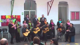 VILLANCICO CORO HERMANDAD DEL ROCIO CADIZ ZAMBOMBA COFRADIA SIETE PALABRAS EN SALLE MIRANDILLA 2013 [upl. by Enytsirhc]