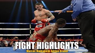 MARCOS MAIDANA VS ADRIEN BRONER  Full Fight Highlights [upl. by Dorca]