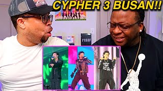 The Best amp Last  BTS Cypher 3 Busan REACTION [upl. by Hgielhsa]