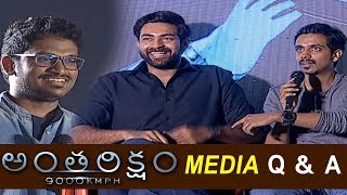 Anthariksham Team Funny Answers To Media  Anthariksham Trailer Launch  Varun Tej [upl. by Lukash911]