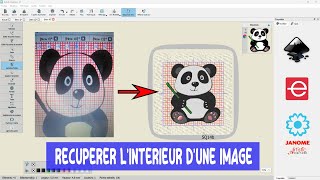 TUTO PANDA Comment Récupérer une Forme Intérieure dune Image Vectorisée [upl. by Aldwin]