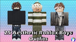 25 Aesthetic Roblox Boys Outfits [upl. by Alexia]