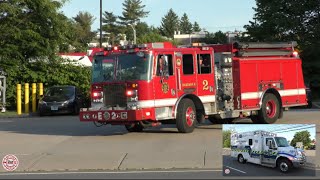 Norwalk Fire Department Engine 2 and Norwalk EMS responding to a medical emergency [upl. by Earaj309]