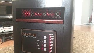 EdenPure Infrared Zone Heater Unboxing [upl. by Eicyal421]