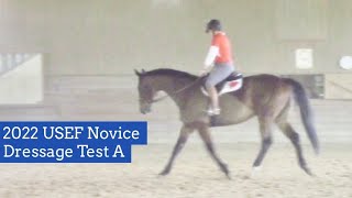 2022 USEF Novice Dressage Test A  Charlie Murray 02122022 [upl. by Nihahs]