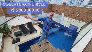 Cobertura incrível no coração de Balneário Camboriú Ed Golden Garden  R 580000000 [upl. by Nnaycart236]