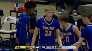 Burnsville vs Wayzata Boys High School Basketball  Jackson McAndrew [upl. by Noryk]