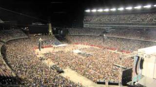 Brad Paisley GIllette Stadium Time Lapse  Show Day [upl. by Hildick]