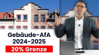 GebäudeAfA 20242025 mehr Rendite bei Immobilien d NutzungsdauerGutachten höhere AfA JStG 2024 [upl. by Ylera]