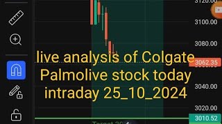 live analysis of Colgate Palmolive stock today intraday 25102024 [upl. by Ree]