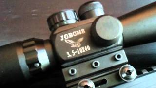 HampK 416D 22LR with DealExtreme SKU 56827 35x  10x scope [upl. by Nylirak]