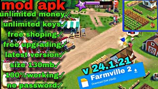 Farmville 2 mod apk unlimited keys and money  latest version 24121 [upl. by Ardy]