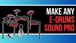 Transform Cheap EDrums into ProLevel Drum Sound [upl. by Nwahsor309]