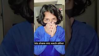 Bts share mic each other😱Wait for end😨 shorts bts btsarmy relatable [upl. by Llehsad]