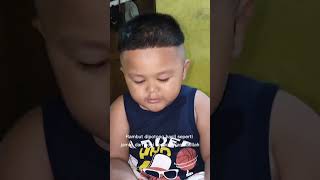 POTONG RAMBUT OLEH AYAH BIKIN ALIF TANTRUM vidioshort videoanak potongrambut vidioviral [upl. by Ermentrude]