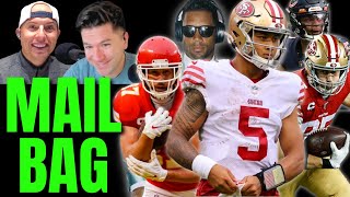 HAM MAILBAG  Trey Lance Russ Wilson Stories Kelce vs Kittle [upl. by Innek]