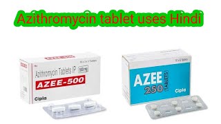 Azee tablet 500mg250mg Azithromycin [upl. by Gudren]