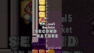 Warp Socket  level 5 de SECOND NATURE smw kaizo mario supermarioworld yoshi [upl. by Doty]