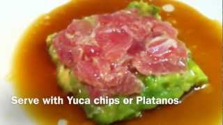 Tuna Tartare with Wasabi Cream [upl. by Chastity]