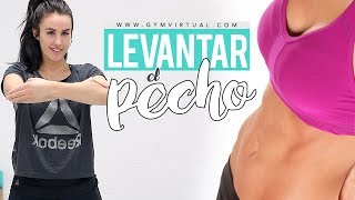 Rutina de ejercicios localizados para levantar pecho  GymVirtual [upl. by Nyllij]