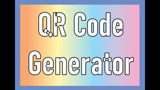 QR Code Generator Online [upl. by Sesom727]