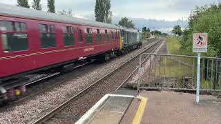 50008 amp 33012 passing Whittlesea station on a Ecs movement [upl. by Haram]