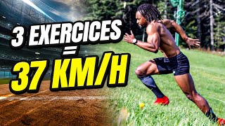 3 EXERCICES pour courir plus vite exercice en extérieur sans musculation [upl. by Akoek]