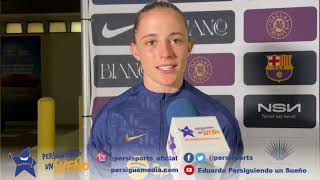 FC BARCELONA FEMENIL USA TOUR 2024  GANAN EN DALLAS 60 ZONA MIXTA [upl. by Renckens160]