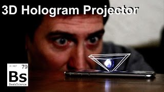 How to make a 3D Hologram Projector for Phone or Tablet [upl. by Zia]