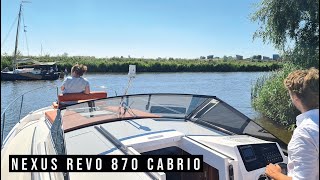 Northman Nexus Revo 870 Convertible Electric exterior mood video by Natural Yachts the Netherlands [upl. by Atnod]