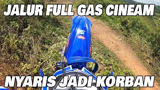 TRAIL ADVENTURE CINEAM TASIKMALAYA  ADVENTURE TRAIL CINEAM TASIK  YZ125X FULL GAS DI JALUR CINEAM [upl. by Andromede]