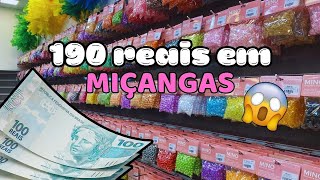 Mais de 190 reais em Miçangas😱Comprinhas na cidade de Belo Horizonte em Minas Gerais🛍️ [upl. by Ennair]